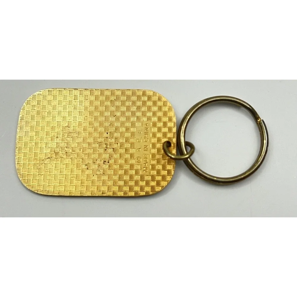 A.C.E. Alaska‎ Keychain State Shape And Flag Travel Souvenir Blue Key Ring